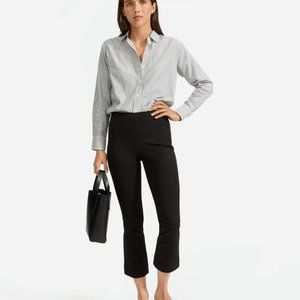 EVERLANE *NWT* Mint Striped Button Down Silky Cotton Shirt